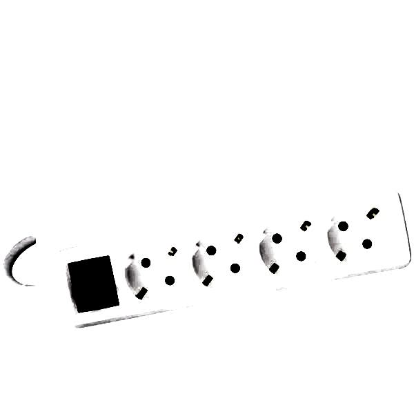 Philips SPS1040A/51 2 mt 4 lü Priz Çocuk Korumalı Anahtarlı Priz