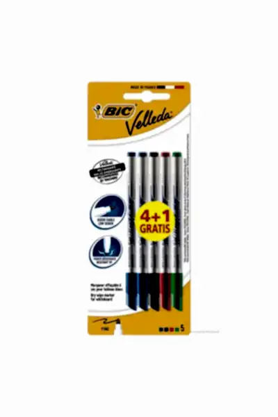 Bic 9126451 1721 Velleda Blister 4+1 Çocuk Tahta Kalemi
