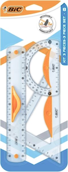 Bic 9927281 20cm 3 Lü Blister Çizim Seti