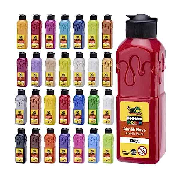 Nova Color NC-3025 250 gr Turkuaz Akrilik Boya