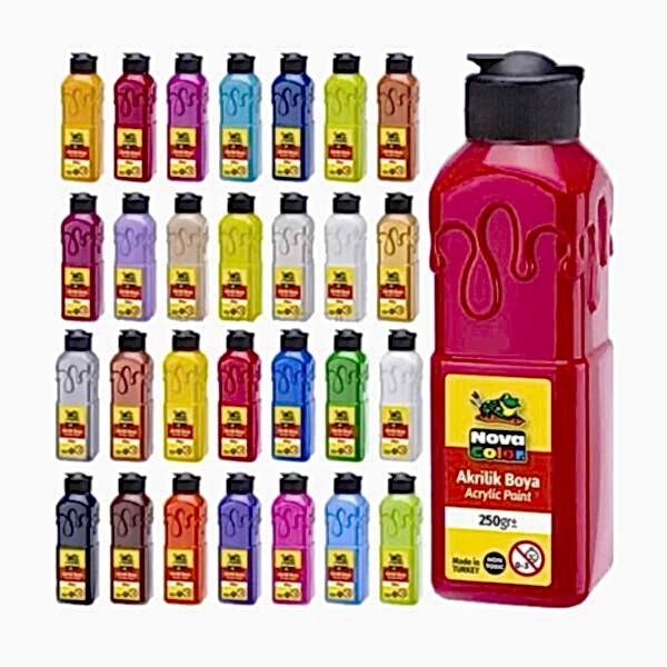 Nova Color 3022 250 gr Güneş Sarısı Akrilik Boya