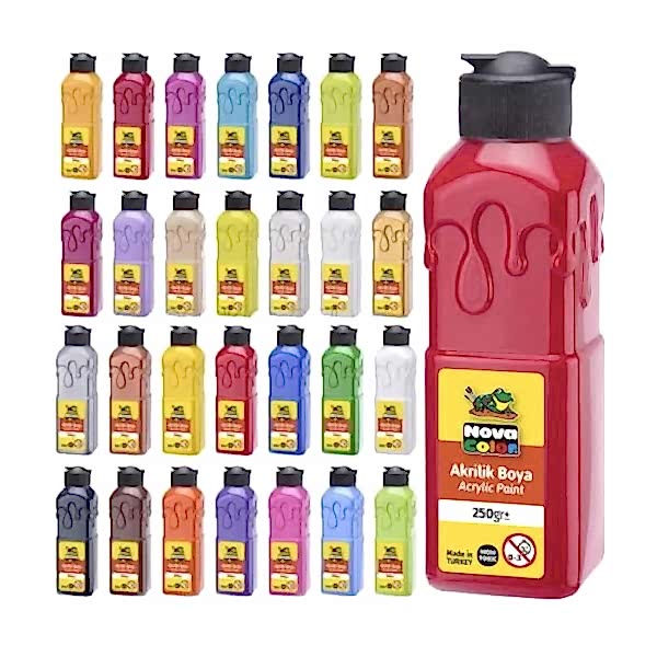 Nova Color NC-3013 250 gr Yeşil Akrilik Boya