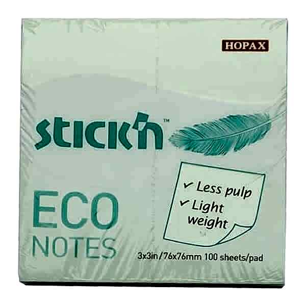 Gıpta Stickn 76x76 100 Yaprak Pastel Yeşil Yapışkanlı Not Kağıdı
