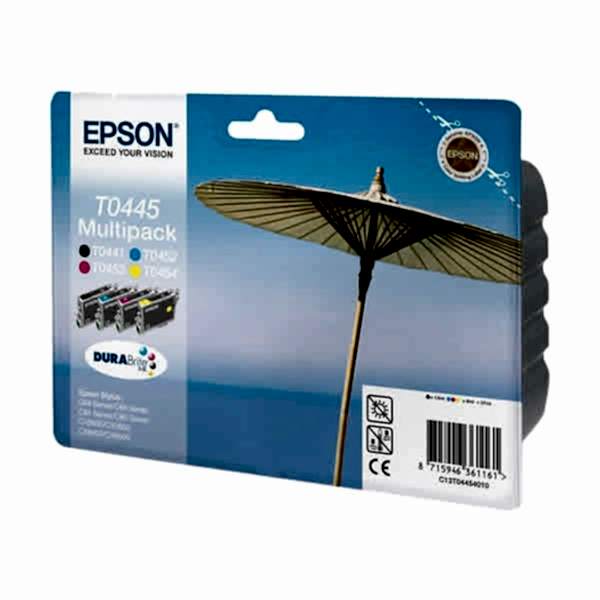 Epson T0445 Durabrite Ink Multipack 4 lü Kartuş Seti