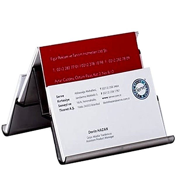 Serve SV-8220-ŞEF Compass Şeffaf Çoklu Kartvizitlik