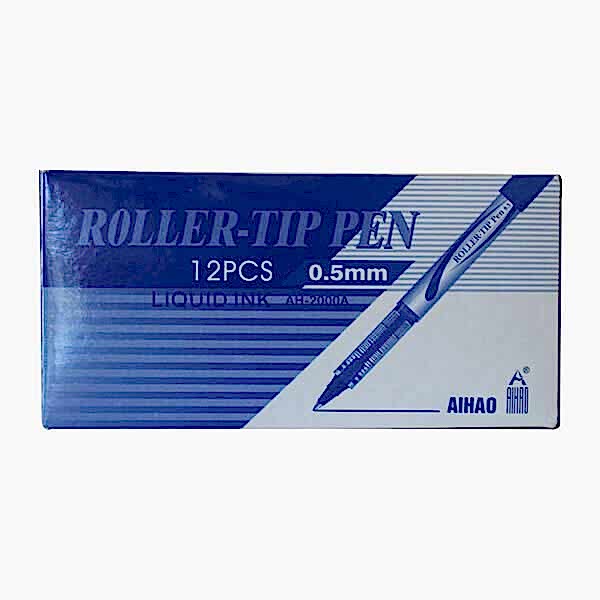 Aihao 2000A 12 li Mavi Roller Kalem