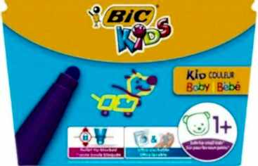 Bic 902080 12 li Kid Couleur Baby Keçeli Kalem