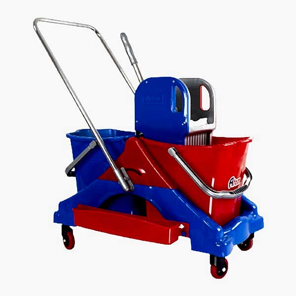 Aform Plastik Orjinal Çift Kovalı Temizlik Arabası