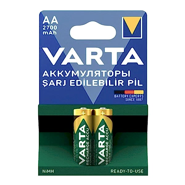 Varta Aa 2 Li 2700 Mah Şarjlı Accu Pil