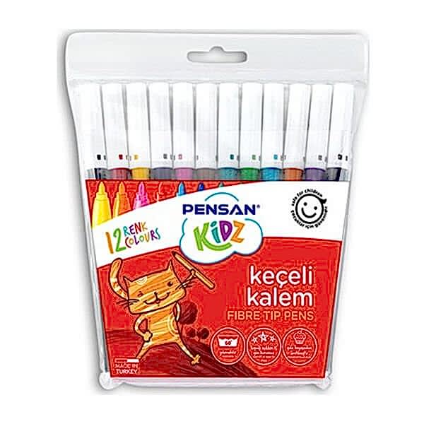 Pensan 34020 12 li Kidz Keçeli Kalem