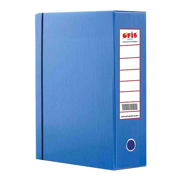 Ofis 29x36x10 Lastikli Mavi Arşiv Kutusu