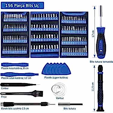 Uf-Tools 8000170 170 Parça Tamir Seti