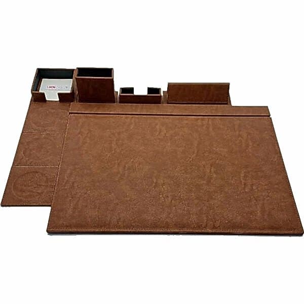 Inn Design Ab-ı Hayat Efsane 5 Parça Kahve Süet Sümen Takımı