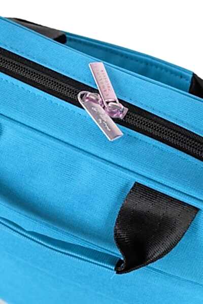 Cambridge Polo Club Önden Cepli Mavi Evrak Çantası