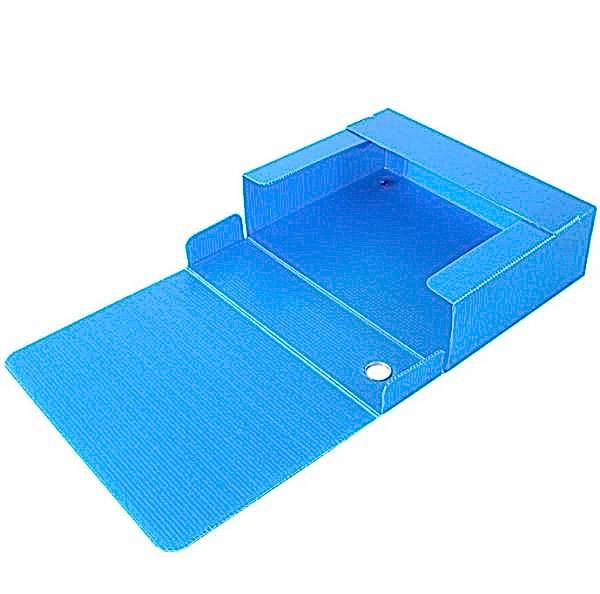 Teknofis 24x32x5 Lastikli Mavi Arşiv Kutusu