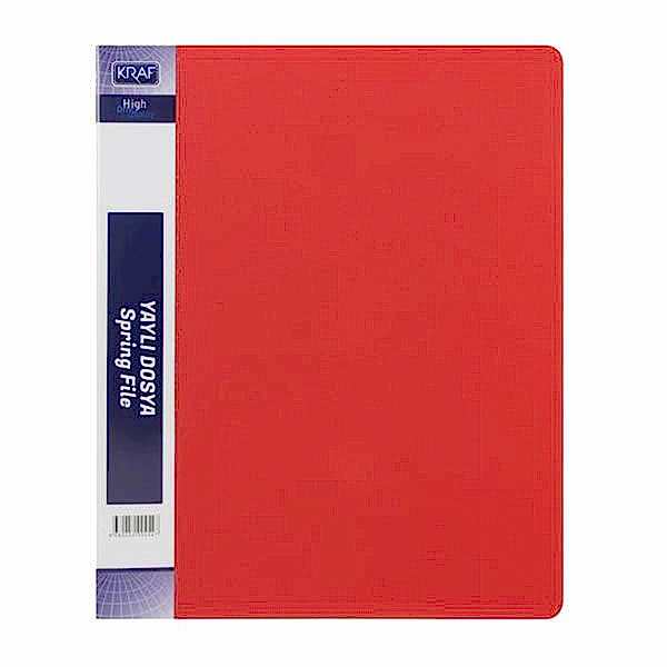 Kraf AR307P Kırmızı Yaylı Dosya