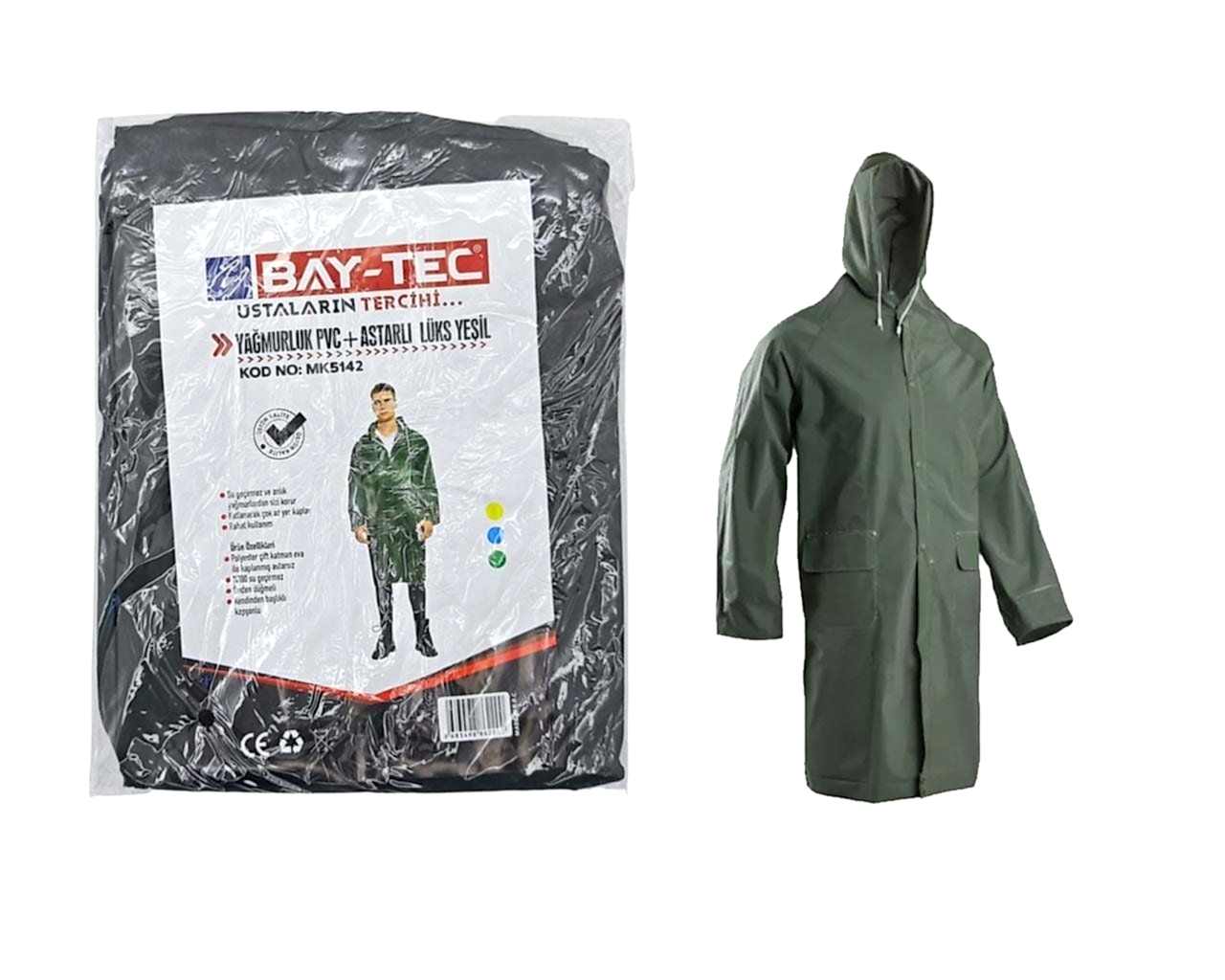 Bay-Tec MK-5120-21-22-2 PVC Lüks Yağmurluk