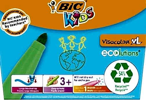 Bic 8922233 12 li Visa Yıkanabilir Keçeli Kalem