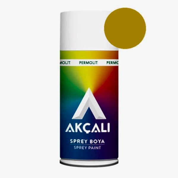 Akçalı 1023 316 400 ml Krom Sarı Ral Sprey Boya