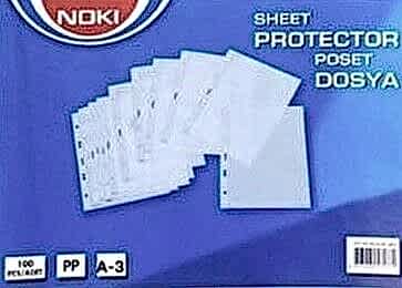 Noki 4836-P A3 Dikey 25 li Poşet Dosya