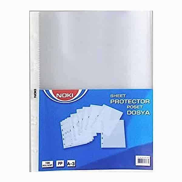Noki 4836-P A3 Dikey 25 li Poşet Dosya