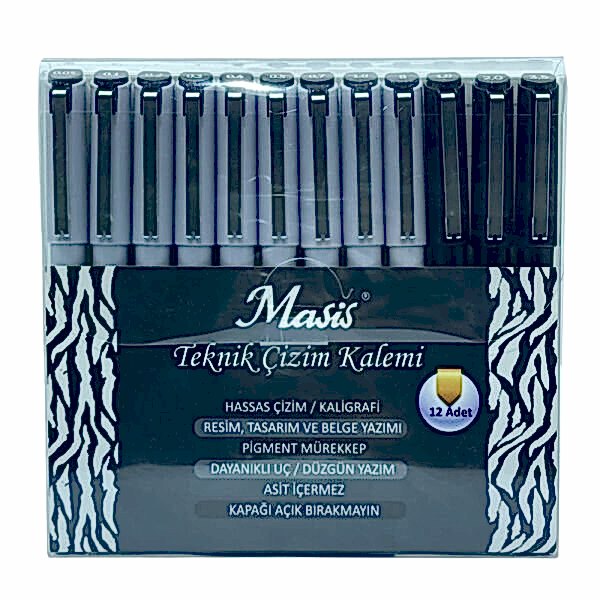 Masis S12 12 li Set Teknik Çizim Kalemi