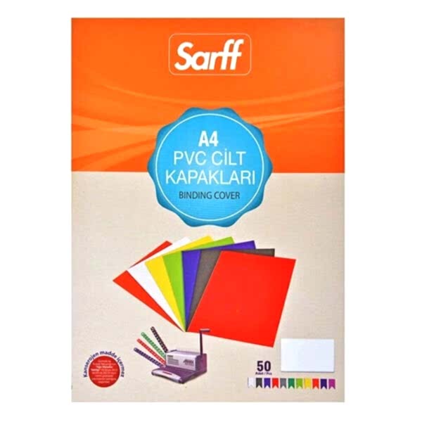 Sarff 15201103 A4 450 Mic 50 Adet Mavi Pp Cilt Kapağı