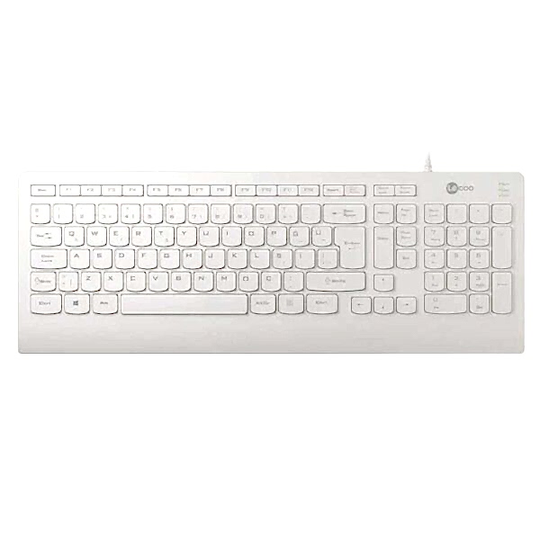 Lenovo Lecoo KB103 Beyaz USB Kablolu Türkçe Q Klavye