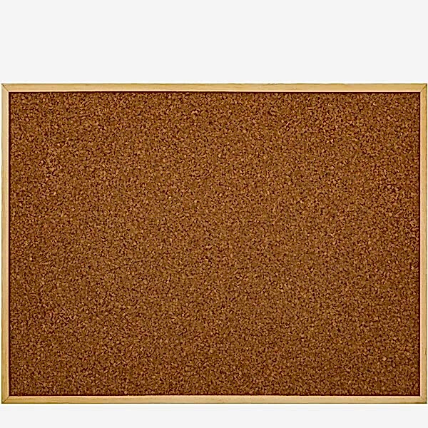 İnter INT-565 90x120 Ahşap Çerçeveli Duvara Monte Mantar Pano