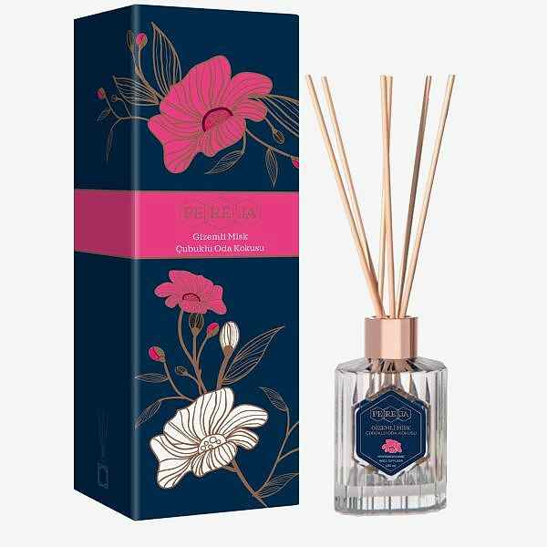 Pereja 100 ml. Reed Diffuser Gizemli Misk Çubuklu Oda Kokusu