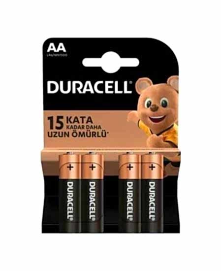 Duracell AA 4 lü Kalem Pil