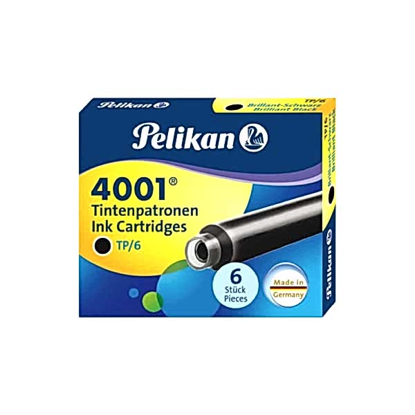 Pelikan 4001 Dev Siyah Dolma Kalem Kartuşu