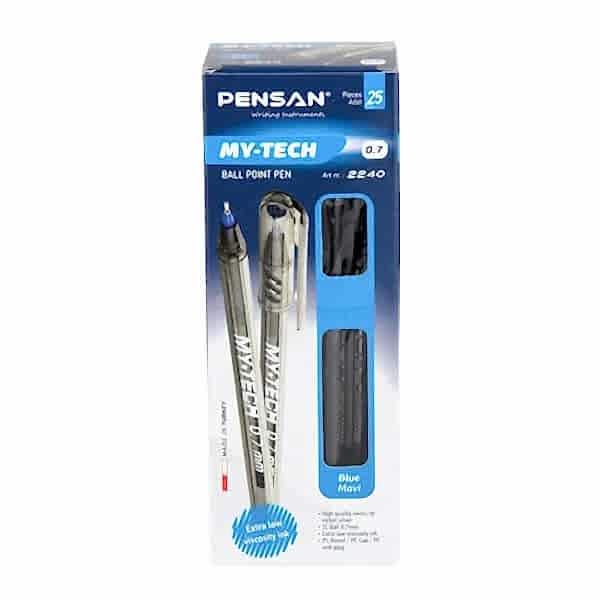 Pensan My-Tech 25 li 0,7 mm Mavi Tükenmez Kalem