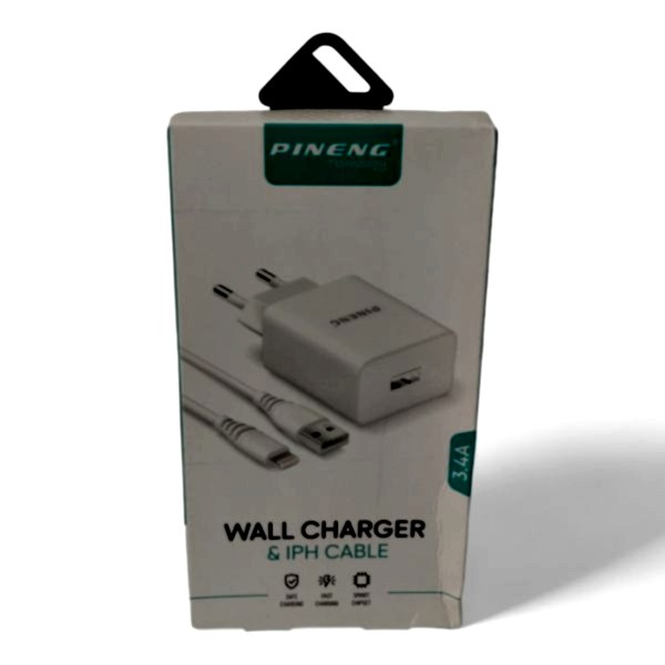 PİNENG PN-507 3.4A İphone Hızılı Şarj Aleti