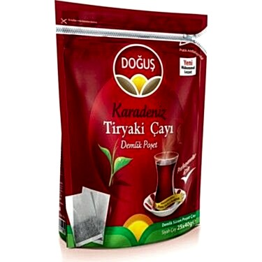 Doğuş 25x40gr Karadeniz Tiryaki Demlik Poşet Çay