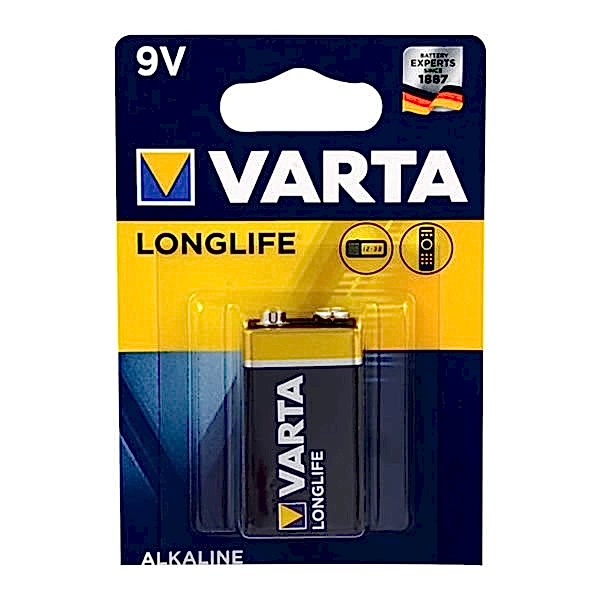 Varta 4122 9V Longlife Pil 4122-1