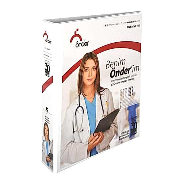 Önder 2005-5 2 Halkalı 5 cm Beyaz Firma Klasörü
