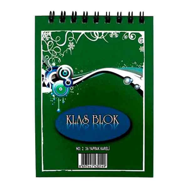 Klas No:2 36 Yaprak Bloknot