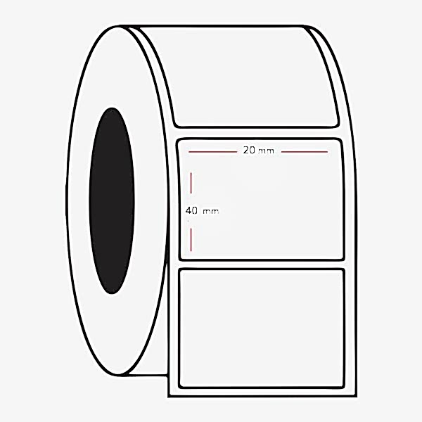 Ofis 20x40 1000 Adet Eco Termal Barkod Etiketi