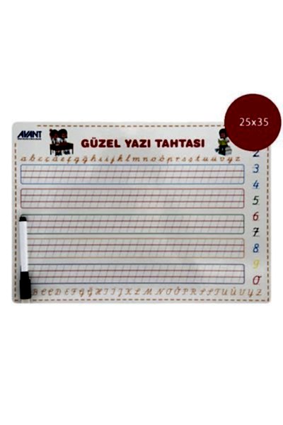 Avant 25x35 Çift Taraflı Güzel Yazı Tahtası
