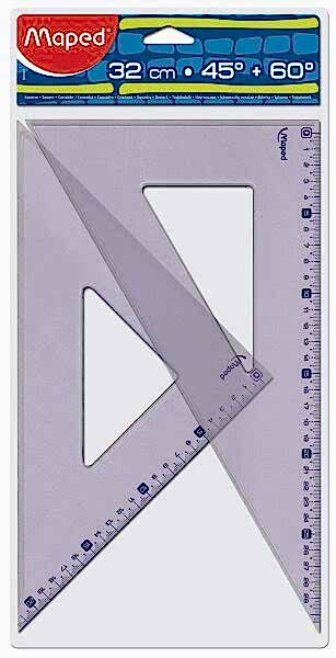 Maped 895001 32 cm Çiftli Paket Teknik Gönye