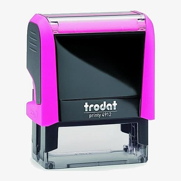 Trodat 4912 P4 Pembe Gövdeli Kaşe Boş Kaşe