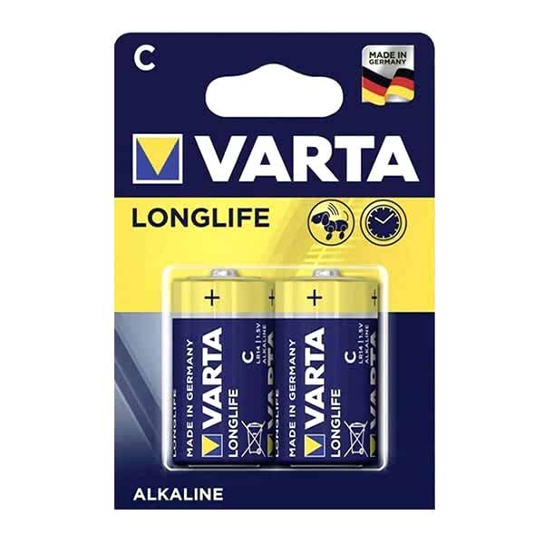 Varta Longlife Alkalin 2 li Orta Pil