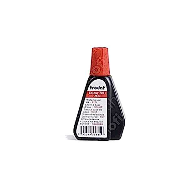 Trodat 28 ml Kırmızı stampa Mürekkebi