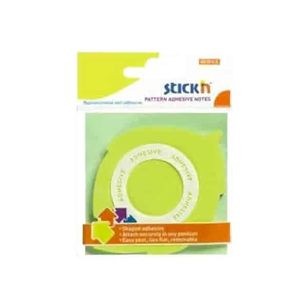 Gıpta Stickn 70x70 50 Yaprak Şekilli Yeşil Not Kağıdı
