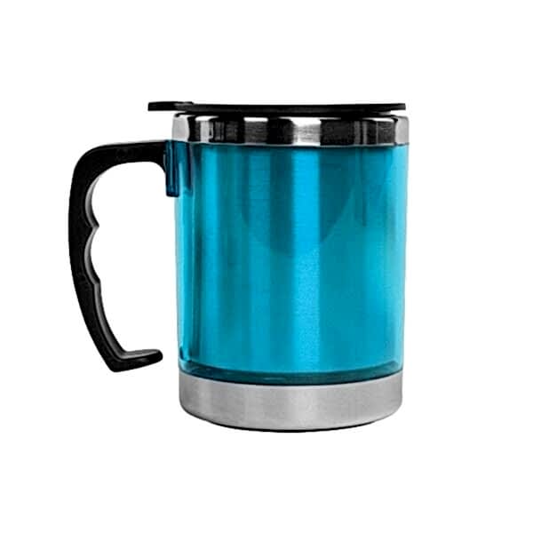 S-LINK SL-TM1978 Kulplu Paslanmaz Çelik Turkuaz Termos Kupa 330 Ml