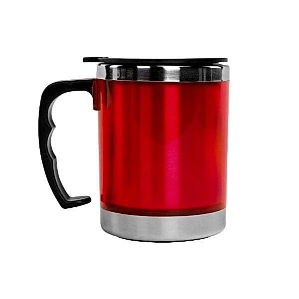 S-LINK SL-TM1978 Kulplu Paslanmaz Çelik Kırmızı Termos Kupa 330 Ml