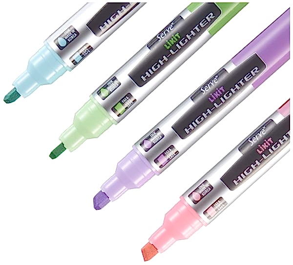 Serve LKTFPL Pastel Lavanta Likit Fosforlu Kalem