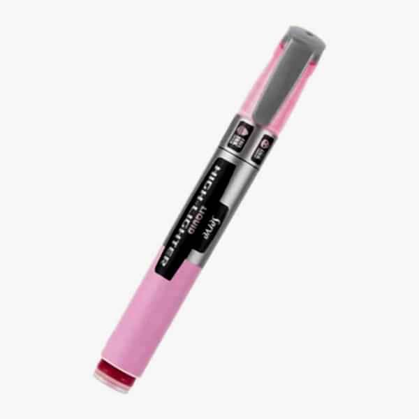 Serve LKTFPP Pastel Pembe Likit Fosforlu Kalem