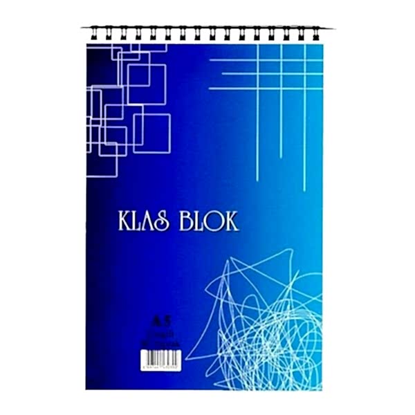 Klas A4 40 Yaprak Kareli Spiralli Bloknot